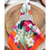 Argola Guardanapo RATTAN Branca